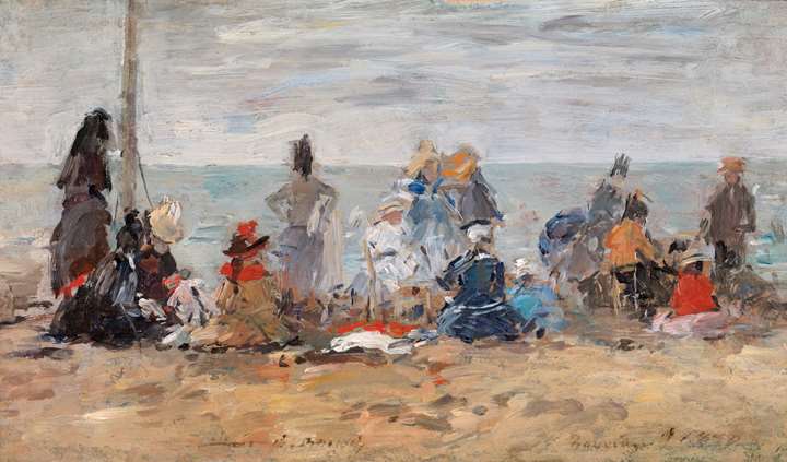 Trouville, Scène de Plage